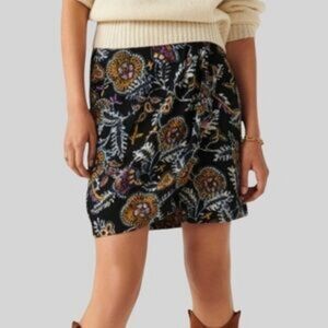 NWOT ba&sh Women's 3 Wrap Mini Floral Skirt